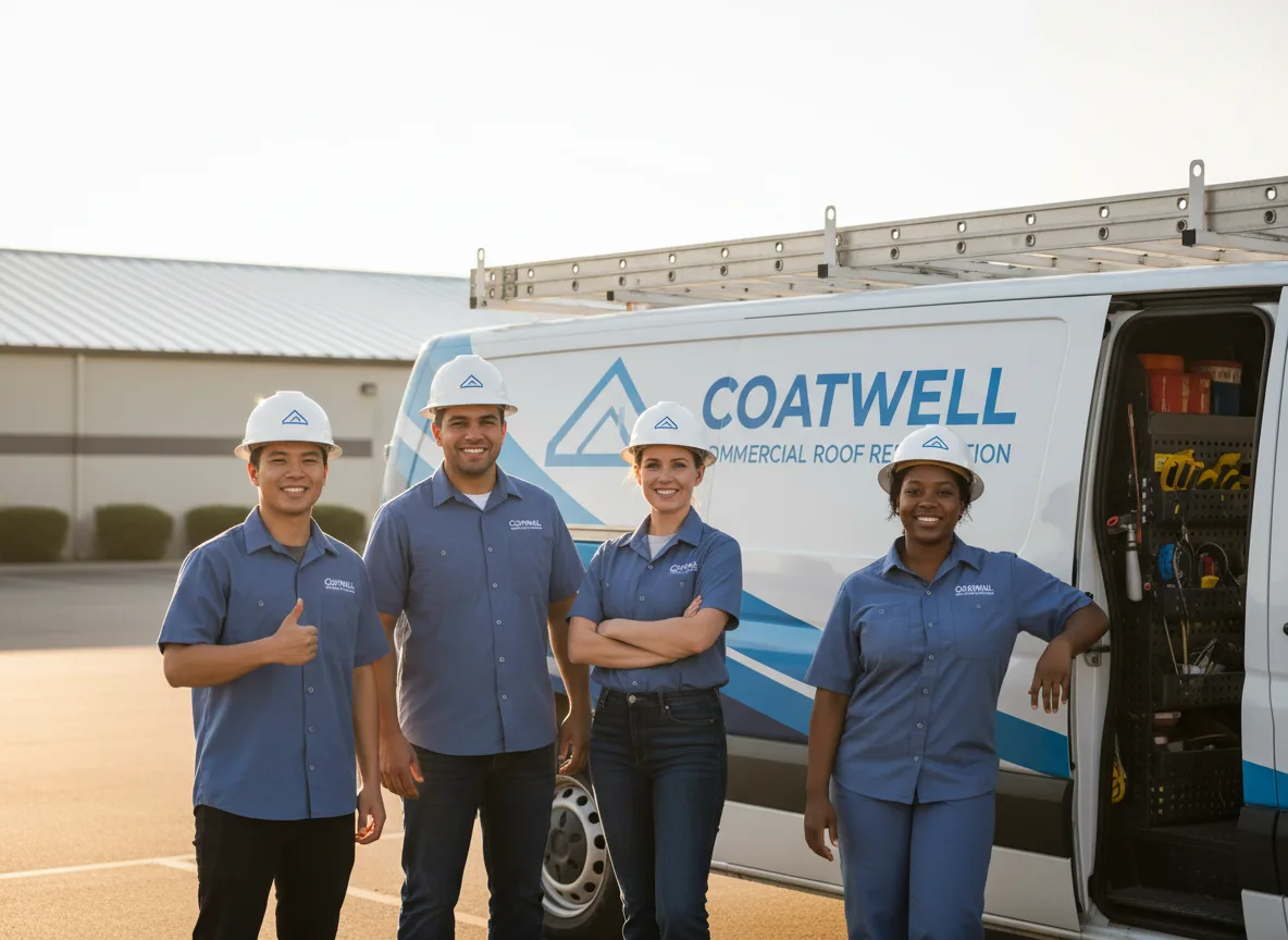Commercial roof coating company in Wallingford, IA